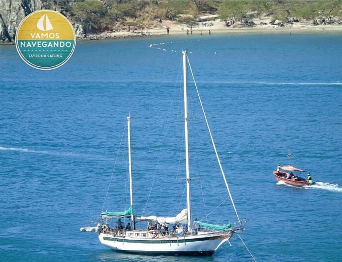 The Cantamar Beach Hostel Санта Марта Екстериор снимка